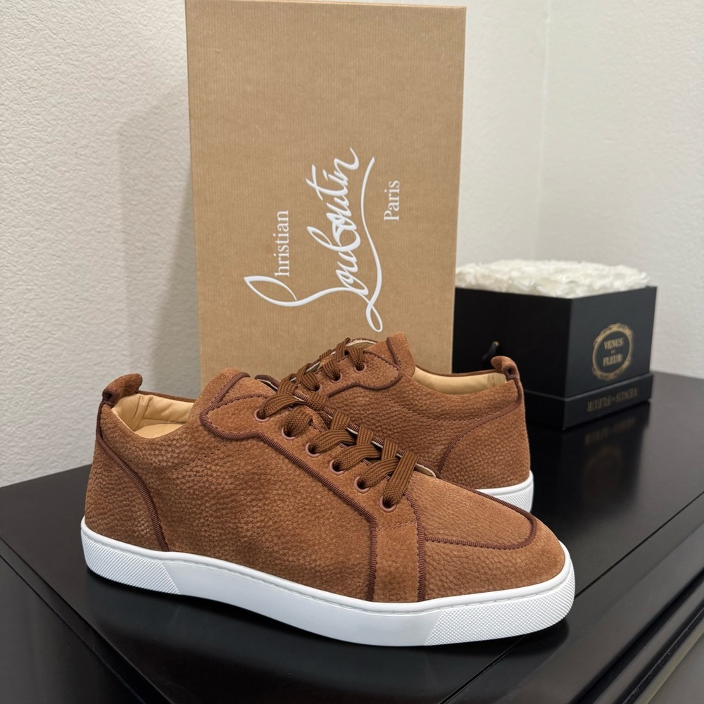 Christian Louboutin Rantulow Orlato Sneaker Cuoio Brown - Picture 3 of 7